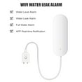 thumbnail image 4 of Generic Détecteur de Fuite d'Eau Compatible WiFi avec Alertes Intelligentes, Design Blanc ABS, Taille Compacte 69x24x18.5mm, Batterie Non Incluse, 4 of 6