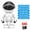 white-64G-US PLUG, variant on 1080P Security Robot Camera Auto Tracking Night Vision Mini Camera Indoor Baby Monitor CCTV Wifi Surveillance Camera
