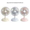 thumbnail image 4 of Ventilador portátil Advancent recargable de bajo ruido color azul celeste, 4 of 6