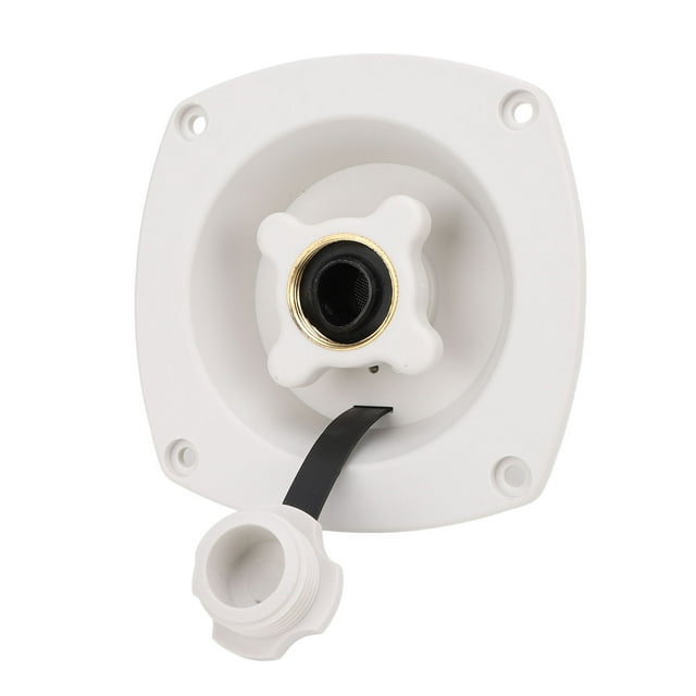 RV City Water Inlet Connector Efficient Assembly, Suitable for RV Motorhome ATV Yacht Campervan Water Fill