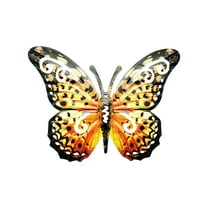 MOQIN Metal Butterfly Wall Art Decor, Outdoor Fence Decoration, Hanging for Garden Yard Living Room Bedroom Patio Balcony,Gift for Mom Dad Friends