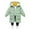 Light Green, variant on Kids Winter Coat Boys Girls Puffer Jacket Down Quilted Parka Coats Padded Warm Thermal Long Hooded Overcoat