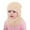Beige, variant on Kids Winter Knit Hat with Ear Warm Thermal for Toddlers Boys Girls Cold Weather Winter Hats for Kids Khaki