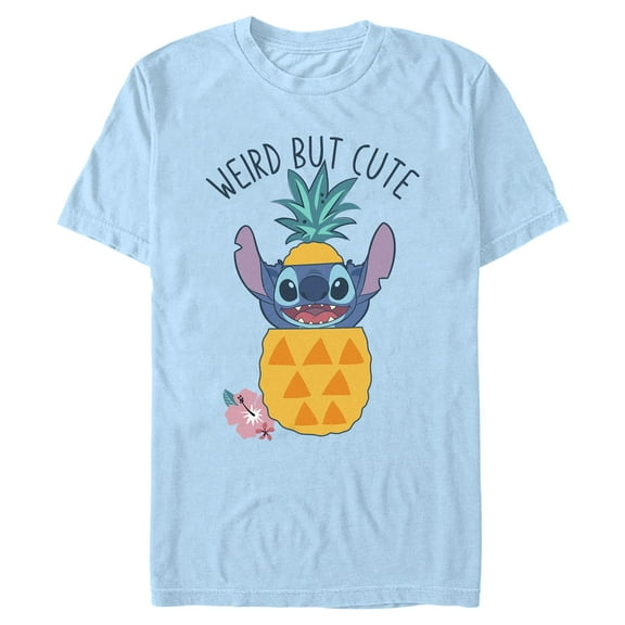 Mens Lilo & Stitch Weird Pineapple T Shirt