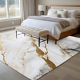 thumbnail image 5 of 5x8 Washable Area Rug, Gray Gold Marble Non-Slip Large Rectangle Rug for Living Room Dining Room, Modern Abstract Indoor Floor Mat for Home Decor, 5 of 9