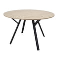 thumbnail image 1 of Mesa Comedor Redonda Mundo In Sibari Desayunador 120 cm Encino Moderno, 1 of 4