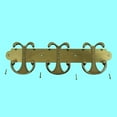thumbnail image 2 of Brass Coat Hook 3 double Hook Plate | Renovator's Supply, 2 of 6