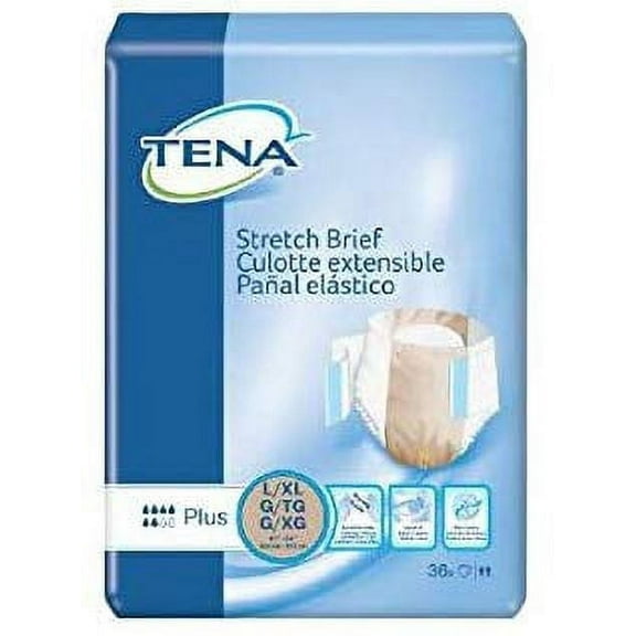 Tena Stretch Plus Brief L/Xl Case Of 72