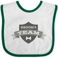 thumbnail image 3 of Inktastic Banner Groom's Team Boys or Girls Baby Bib, 3 of 4
