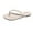 White, variant on VerPetridure Women's Rhinestone Glitter Flip Flop Sandals Open Post Flat Thongs Sandals Size 4.5