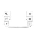thumbnail image 3 of Bgsha Sliver Plastic Car Center Console Media Mouse Button Decorative Trim Stickers For Mercedes EQB Replacement Car Accessories, 3 of 10