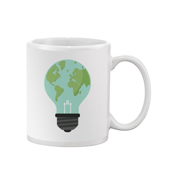 World Map Light Bulb Mug -Image by Shutterstock,