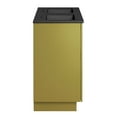 thumbnail image 3 of Modway Quantum 48" Double Sink Bathroom Vanity in Black Gold, 3 of 10