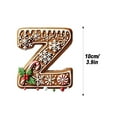 thumbnail image 3 of 26-Letter Christmas Tree Ornament Pendants - Personalized DIY Hanging Decor, Alphabet Design for Customization, Durable Material, Ideal for Christmas Trees/Home Festivities, 3.9in/10cm, Z, 3 of 4