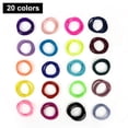 thumbnail image 6 of Artrylin 180 Pcs Small Assorted Mixed Rainbow Colorful Rubber Bands Bulk Elastic Wide Money Rubber Bands Stationery Holder Thermostability Strong Elastic Band Loop Office Supplies (Multi Colored), 6 of 8