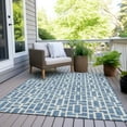 thumbnail image 6 of Addison Rugs Chantille Indoor/Outdoor Transitional Geometric Denim Washable Rectangle Rug, 10' x 14', 6 of 6