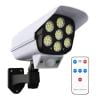3 modos 77 LED Lámpara de pared solar Sensor de movimiento PIR Luz de calle impermeable