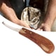 thumbnail image 1 of Farrier Hoof Knife Standard Handed Professional Steel Hoof Knife con de Madera Hoja Ancha Térmica de Madera Dura para Caballos Y Ganado Marrón ANGGREK Otros, 1 of 8