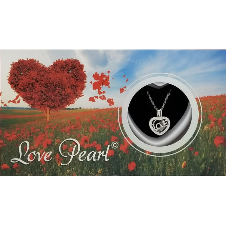 Love pearl sale necklace