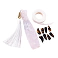 thumbnail image 4 of Xuanheng Children Guzheng Finger Picks Set Fingertip Covers for Beginners Performance Brown, 4 of 8