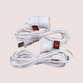 thumbnail image 6 of Light Socket with Cord Bulb Base E27 Lamp Base Desktop Screw Light Holder Replacement Hanging Cord Extension Cable, 6 of 6