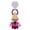 1#D, variant on Diamond Glass Car Hanging Air Freshener, Wooden Cap Empty Perfume Bottle, Rearview Mirror Fragrance Diffuser Pendant, 8ml Refillable Aroma Container,Hanging Fragrance Holder