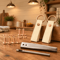 200 Copper Rivet and Installation Tool Kit for Leather DIY Projects ...