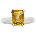 thumbnail image 3 of Natural Mandarin Citrine 925 Sterling Silver Ring s.9 Jewelry DGR1110_I_9 R-1020, 3 of 7