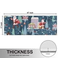 thumbnail image 5 of Kitchen Rugs Sets Of 2,Dark Blue Christmas Santa Pattern Anti Fatigue Kitchen Mat Rugs Non Slip Washable,Decorative Kitchen Floor Mats for Kitchen,Sink,Laundry,17"X47", 5 of 5