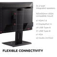 thumbnail image 5 of ViewSonic VG2240 Monitor ergonómico de 22 pulgadas 1080p con 100 Hz, concentrador USB, HDMI, DisplayPort, entradas VGA para el hogar y la oficina, 5 of 5
