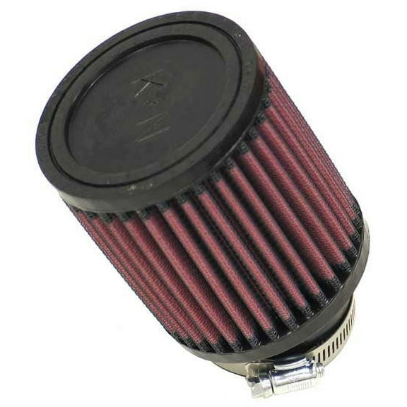 K&N Universal Clamp-On Air Filter: High Performance, Premium, Washable, Replacement Engine Filter: Flange Diameter: 2.25 In, Filter Height: 4 In, Flange Length: 1 In, Shape: Round, RU-1700