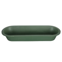 HOOWIFFY Livestock Trough with High Load Capacity, Easy to Clean Plastic Design in Olive Green