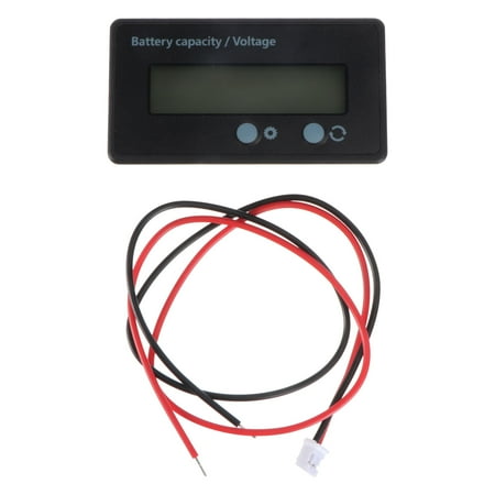 

12-48V Professional Lead-acid Battery Capacity Tester Meter LCD Monitor (Random Backlight Color)