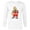 White, variant on The Simpsons Santa Homer Holiday - Long Sleeve T-Shirt for Men – Customized-White