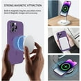 thumbnail image 2 of Magnetic case for iPhone 14 Pro Max Phone Case for Women, Matte Luxury Soft Metallic Luster Design with Camera Lens Protector, Compatible with Magsafe Case for iPhone 14 Pro Max 6.7"-Purple, 2 of 14
