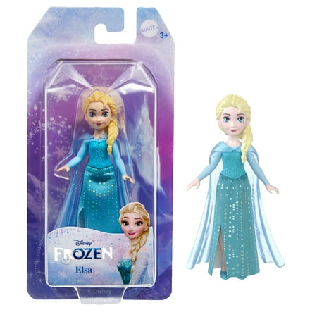 Disney Frozen Elsa Small Doll, Poseable and Collectible Disney Toy Inspired by the Movie