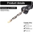 thumbnail image 4 of 4 piezas HSS vástago hexagonal cónico y reforzado avellanador brocas cónicas juego de herramientas de carpintería con llave pequeña TUNC Sencillez, 4 of 5