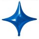thumbnail image 1 of Globo de aluminio con forma de estrella de cuatro esquinas de 10, 26 y 36 pulgadas para decoración de cumpleaños de bebé, diseño de pared de fondo con forma de estrella, 1 of 6