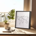 thumbnail image 2 of Travel Adventure Archive Shadow Box For Memories,8x8 Inch Concert Travel Ticket Stub Memory Top Loading Shadow Keepsake Box With Slot On Top (Black, 8x8), 2 of 7