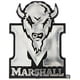 NCAA Marshall Tonnerre Troupeau Emblème Automobile Chrome – image 1 sur 2