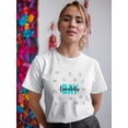 thumbnail image 2 of School Items Friendship Day Shaped T-Shirt Women -Image by Shutterstock, Female x-Large, 2 of 4