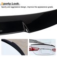 thumbnail image 4 of Fit for Chevrolet Malibu 2016-2022 Car Rear Trunk Spoiler Wing Glossy Black, 4 of 9
