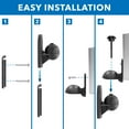 thumbnail image 3 of Mount-It! Dual Low Profile Universal Speaker Wall Mounts, 3 of 10