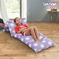 thumbnail image 4 of Bean Bag Covers Purple Polka Dots Microfiber 88"x26" Microfiber Nap Mat, 4 of 7