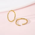 thumbnail image 5 of Limerencia G23 Titanium Slim Hoop Earrings, Hypoallergenic Nose/Lip Earrings Gold Unisex, 5 of 7