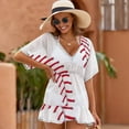 thumbnail image 5 of Baseball Fence Cover Ups Dresses Women Summer Dress Vintage, 5 of 6