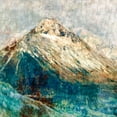 thumbnail image 3 of PI Studio 20x20 Black Modern Framed Museum Art Print Titled - Mountain I, 3 of 5