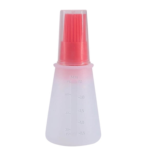Cepillo para botella de aceite para barbacoa al aire libre Laklulu con tapa y báscula también