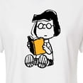 thumbnail image 3 of Peanuts - Marcie Reading - Juniors Cropped Graphic T-Shirt, 3 of 6