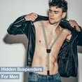 thumbnail image 2 of 2 Pcs Hidden Suspenders for Men Under Shirt Undergarment Suspenders for Untucked Men Under Clothing, 2 of 6